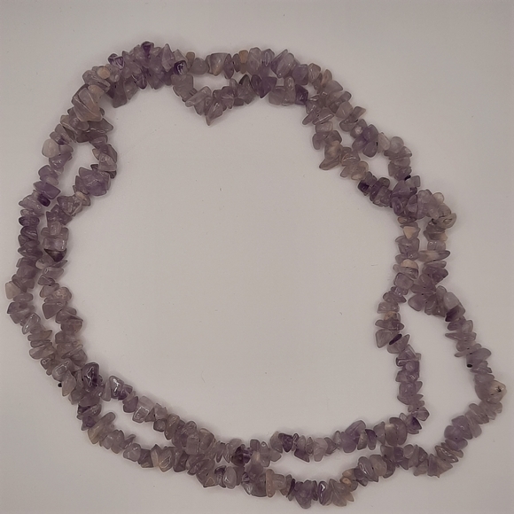 Amethyst Chip Necklace - Picture 4 of 4